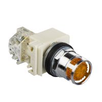 Przycisk podświetlany pomarańczowy LED, 24/48V AC/DC, BA9s, 1C/O, Fi 30 Harmony 9001K | 9001K3L35LYAH13 Schneider Electric