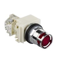 przycisk podświetlany czerwony LED, 24-48V AC/DC, BA9s, 1C/O, Fi 30 Harmony 9001K | 9001K3L35LRRH13 Schneider Electric