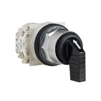 Przełącznik 3-pozycyjny czarny C cam powrót do środka metalowy 1NO + 1NC Harmony 9001K | 9001KS53FBH13 Schneider Electric