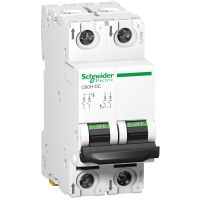 Wyłącznik nadprądowy C 60H-DC 10KA C 50A DC 2P Acti 9 | A9N61538 Schneider Electric