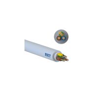 Przewód instalacyjny NYM-J 3x1,5 300/500V RAL7035 /500m/ SZPULA | 172160004S0500 Nkt