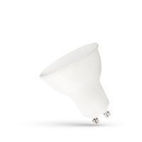 Lampa LEDspot 7,5W 600lm CW 6000K GU10 230V 110 st. SMD z mleczną szybką | WOJ+14594 Wojnarowscy