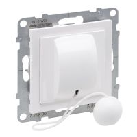 Przycisk przełączny cięgnowy NO/NC 6 A 250 V zaciski automatyczne, biały, Suno | 721100 Legrand