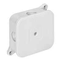 Puszka n/t ECO IP44 400V 4 dławnice gumowe 85x85x35mm biały (zestaw 60szt) | OR-JB-13806/W/60 Orno