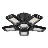 RIGEL LED, lampa warsztatowa składana 5-skrzydłowa, E27, 55W, 6500K, 4950lm | WL-10 Orno