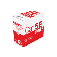 Kabel teleinformatyczny UTP kat.5e PVC Eca Q-LANTEC /305m/ KRĄŻEK | KIU5PVC305Q A-Lan Technologie