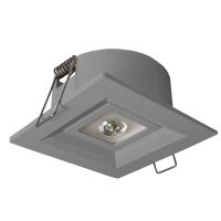 Oprawa LOVATO P ECO LED IP20 2W (opt. Korytarz) 1h jednozadaniowa AT szara | LVPC/2W/E/1/SE/AT/GR Awex