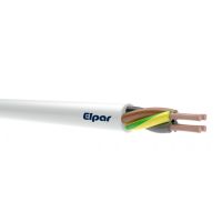 Przewód warsztatowy H05VV-F (OWY) 5x10 żo 300/500V biały BĘBEN | 5901854410326-B Elpar