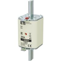 Wkładka bezpiecznikowa (topikowa) NH1 200A gG 800V Fotowoltaika - PV | 004184463 Eti
