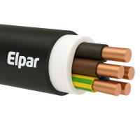 Kabel bezhalogenowy N2XH-J 5x1,5 0,6/1kV B2ca BĘBEN | 5901854433905 Elpar