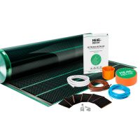 Zestaw folii grzewczej HD-G 140 W/m2, szer. 100 cm - BEZ TERMOSTATU - konektor BX - 14m2 | Z/GRN140/BT/BX/14 Heat Decor