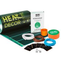 Zestaw folii grzewczej HD-EPL 80 W/m2, szer. 50 cm - BEZ TERMOSTATU - konektor BX - 20m2 | Z/EPL40/BT/BX/40 Heat Decor
