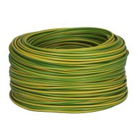 Przewód instalacyjny podwójnie izolowany żółto-zielony – linka LgY 2,5mm2 - ROLKA 100 mb | HD-P.2,5.ZZ.ROL Heat Decor