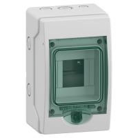 Rozdzielnica modułowa natynkowa 1x4 IP65 mMRV-1-4-NT-T drzwi transparentne, Mini Mureva | 13441 Schneider Electric