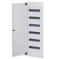 Rozdzielnica metalowa podtynkowa KP-DB-I-MF-612 dł. 375 szer.115 wys.982 kolor biały | 35685 Kanlux