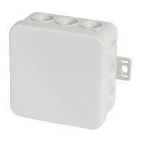 Puszka instalacyjna E125 n/t 75x75x40 rozgałęźna, IP54, szary