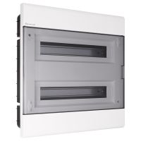 Rozdzielnica p/t SRp-36/2, N+PE (2x18), IP40, drzwi transparentne | 2.88 Elektro-Plast Opatówek