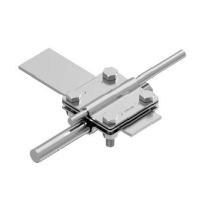 Złącze krzyżowe uziomowe 3 płytki, Fi8/Fi16/B=40mm, /OH/ TYP AN-52C/OH/ MOD do uziomów MIX 5/8, 3/4 | FX28021 An-kom