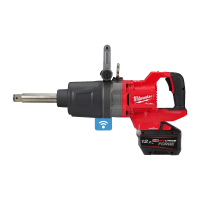 M18ONEFHIWF1D-121C Klucz udarowy 1˝ o wysokim momencie obrotowym z rękojeścią D | 4933499251 Techtronic
