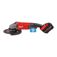 M18ONEFLAG230XPDB-122C FUEL™ ONE-KEY™ Szlifierka kątowa 230 mm z hamulcem i włącznikiem łopatkowym | 4933499242 Techtronic