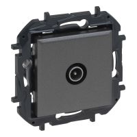 Gniazdo TV zakończeniowe, 10 dB, stalowy, NILOE STEP | 863473B Legrand
