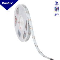 Taśma LED 24V LCOB21W/M24IP00RGBCCT 680lm/m RGB + 3000-6100K Ra90 rolka 5mb 3 lata gw. | 38915 Kanlux