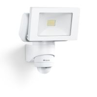 Naświetlacz z czujnikiem Steinel FL1400 LED PIR 14,7W 4000K 1375lm IP44 IK03 230V biały / aluminium | ST088118 Lange Łukaszuk