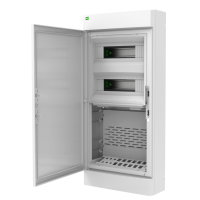 Rozdzielnica 2x12 PE+N + 2x12 multimedialna natynkowa ELEGANT TWIN | 2465-50 Elektro-Plast Nasielsk