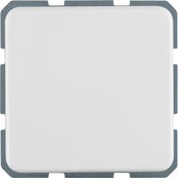 Gniazdo SCHUKO z pokrywą, biały, p/t, IP44 | WWS1111PW Hager