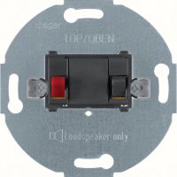 Mechanizm gniazda głośnikowego stereofonicznego 1-kr, antracyt, one.platform | WDF4800AT1 Hager