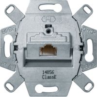 Mechanizm gniazda komp. UAE 1-kr (RJ45), ekranowane, kat.6, klasa E, one.platform | WDF410766 Hager