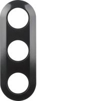 Ramka 3-krotna, czarny, Serie 1930 | WTD3300BG Hager