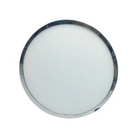 Panel LED V-TAC 12W LED chrom okrągły natynkowy VT-1205CH 6400K 1000lm | 3800157621502 LED EUROPE