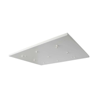 Rozeta sufitowa 9x V-TAC 800x600x20mm biały matowy | 3800170205628 LED EUROPE