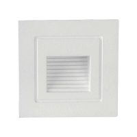 Oprawa schodowa LED V-TAC 3W LED kwadrat biała 230V VT-1128 3000K 180lm | 3800170207523 LED EUROPE