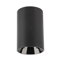 Oprawa sufitowa V-TAC GU10 okrągła natynkowa tuba czarna 65x100mm VT-1131 3 lata gwarancji | 3800170207561 LED EUROPE