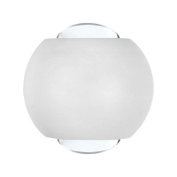 Oprawa ścienna góra dół V-TAC 2W LED IP54 biała VT-2502 4000K 200lm | 3800170209664 LED EUROPE