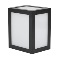 Oprawa ścienna V-TAC 12W LED IP65 czarna VT-822 6400K 1350lm | 3800170220904 LED EUROPE