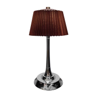 Lampka stołowa nocna V-TAC 1,5W LED 28cm ładowanie USB ściemnianie brąz VT-7968 3000K-6000K 40lm | 3800170218680 LED EUROPE