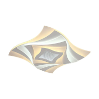 Oprawa sufitowa V-TAC 63W LED ściemnialna biała pilot VT-7734 3000K-4000K-6000K 6500lm | 3800170219175 LED EUROPE