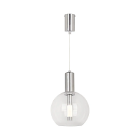 Oprawa zwieszana V-TAC 5W LED akryl fi.20cm chrom VT-10114 3000K 450lm | 3800170219298 LED EUROPE
