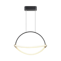 Oprawa zwieszana V-TAC 12W LED 40cm czarna VT-10124 4000K 1500lm | 3800170219694 LED EUROPE