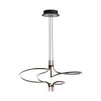 Oprawa zwieszana V-TAC LED 30W złoty czarny 56x120cm VT-7980 3000K 3350lm | 3800170218840 LED EUROPE