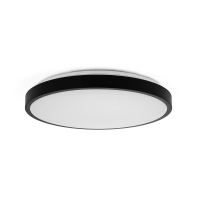 Oprawa sufitowa plafoniera V-TAC 18W LED SAMSUNG CHIP okrągły 25cm natynkowy IP44 czarny VT-8618B 40 | 3800170223363 LED EUROPE