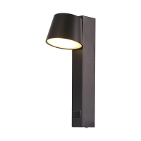 Oprawa LED V-TAC 8W kinkiet hotel łóżko USB VT-10112 3000K 900lm | 3800170219267 LED EUROPE