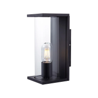 Oprawa ścienna elewacyjna loft V-TAC 1xE27 IP44 czarny MAT VT-81050 | 3800170253681 LED EUROPE