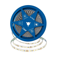 Taśma LED V-TAC CREE CHIP 24V CRI90 2xPCB 8mm 10mb 10W/m 120LED/m VT-2835 120 3000K 750lm 6 lat gwar | 3800170253476 LED EUROPE