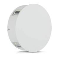 Oprawa ścienna V-TAC 4W LED IP65 biała okrągła VT-706 4000K 428lm 3 lata gwarancji | 3800170254497 LED EUROPE