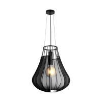 Oprawa zwieszana V-TAC E27 420x500mm czarny matowy VT-89010 3 lata gwarancji | 3800170253957 LED EUROPE