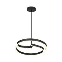 Oprawa zwieszana V-TAC 25W LED kierownica fi40cm czarna VT-84045 4000K 3250lm | 3800170259621 LED EUROPE
